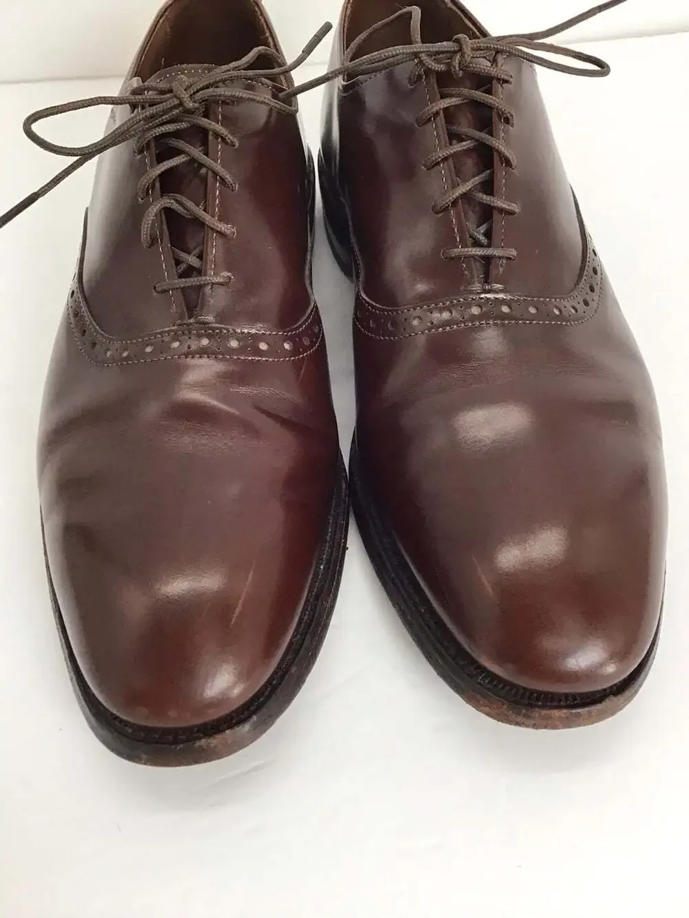 Allen Edmonds Men’s Danbury Burgundy Leather Oxfords Dress Shoes Office Sz 8.5C
